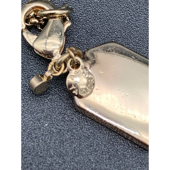 Ann Taylor Vintage Gold-Tone Necklace With Geometric Links & Lobster Clasp - Picture 3 of 6